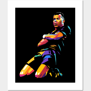 Football Player Pop Art Posters and Art